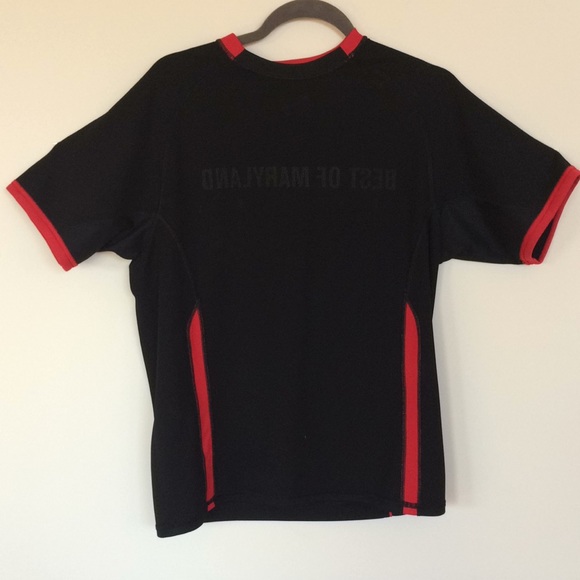 Maryland TERPS Team Issued Under Armour Heat Gear Shirt Size Adult Small Unisex - Picture 8 of 9